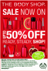 The Body Shop Sale