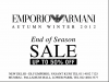 EMPORIO ARMANI Sale