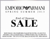 EMPORIO ARMANI Sale