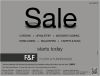 F and F Sale