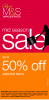 Marks and Spencer Sale