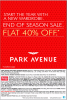 Park Avenue Sale